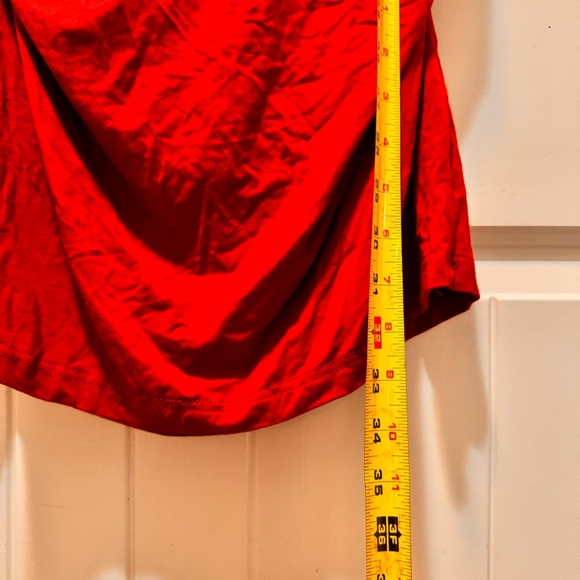 Red Short Sleeve Maternity Dress Size Small By Alina Mae - Picture 4 of 8